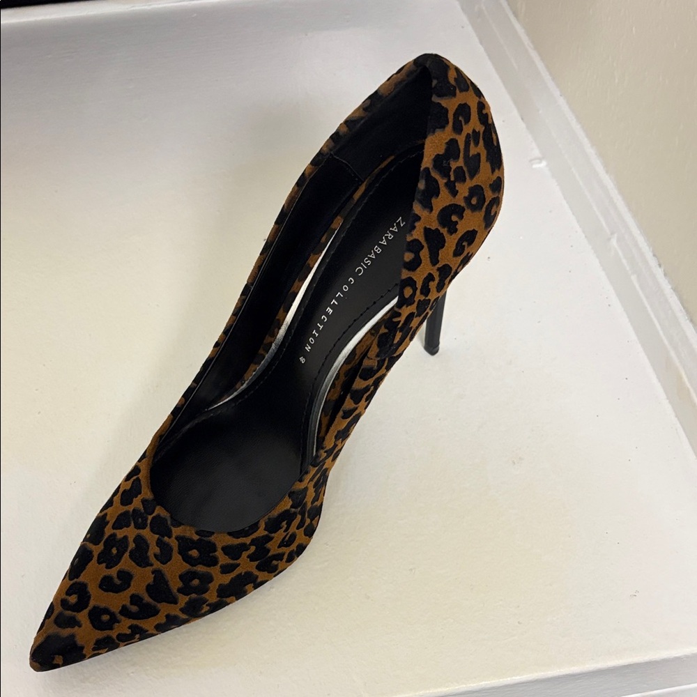 NWOT Zara Animal Print Heels - Never Worn!